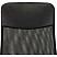 превью Кресло для руководителя Комус Мебель (Easy Chair) 508 чёрное (сетка/ткань/экокожа, металл хромированный)