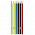 превью Карандаши цветные ПИФАГОР «ЛЕСНЫЕ ЖИТЕЛИ», 6 цветов, пластиковые, классические заточенные