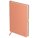 Ежедневник недатированный, А5, 136л., твердый переплет, кожзам, BG «Visvim. Pink», с магнитной застежкой