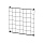 Доска органайзер-решетка Attache 70×60см, ячейка 10×10см черный СКЛ07-00026