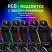 превью Кресло компьютерное BRABIX «Lumen GM-150 RGB», подсветка, две подушки, экокожа, черное