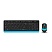 превью Набор клавиатура+мышь A4Tech Fstyler FG1010 кл:черн/син м:черн/син USB WLS