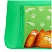 превью Мешок для обуви 1 отделение Мульти-Пульти «Lazy Cat», 340×420мм, карман на молнии, зеленый