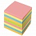 превью Блок для записей BRAUBERG проклеенный, куб 9×9×9 см, цветной