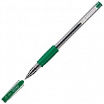 Ручка гелевая Attache Town 0,5мм с резин.манжеткой зеленый