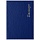 Обложка для паспорта OfficeSpace «Комфорт» кожзам, синий, тиснение золотом