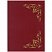 превью Папка адресная «Виньетка» OfficeSpace, А4, бумвинил, бордовый, инд. упаковка