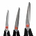 превью Ножницы BRAUBERG SOFT GRIP НАБОР 5 штук (140170190220240 мм)эргономичные черно-красные ручкиВЫГОДНАЯ УПАКОВКА238410