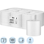 Полотенца бумажные в рулонах Veiro Professional «Comfort»(С1), 2-слойные, 200м/рул, ЦВ, белые