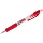 Ручка гелевая Crown «Glitter Metal Jell» красная с блестками, 1.0мм