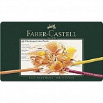 Карандаши цветные художественные Faber-Castell «Polychromos» 60цв., заточен., метал. коробка