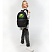превью Рюкзак BRAUBERG FASHION CITY универсальный, 2 отделения, Green Spider, черный, 46×31х15 см
