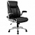 превью Кресло для руководителя Easy Chair 652 TPU черное/серебристое (искусственная кожа/пластик)