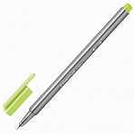 Ручка капиллярная (линер) STAEDTLER «Triplus Fineliner», ЛАЙМОВАЯ, трехгранная, линия письма 0.3 мм
