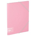 Папка на резинке Berlingo «Haze» А4, пластик, 600мкм, розовая, софт-тач