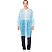 превью Халат на липучках (30 гр) 4XL голубой (10 шт/упак)