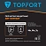 превью Перчатки рабочие защитные TOPFORT Ant Контакт нейлоновые с карбоновой нитью серые (размер 11 (XXL))