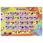 Настольное покрытие ЮНЛАНДИЯ, А3+, пластик, 46×33 см, «Алфавит»
