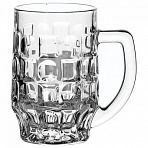 Набор кружек для пива, 2 шт., объем 500 мл, фактурное стекло, «Pub», PASABAHCE
