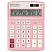 превью Калькулятор настольный BRAUBERG EXTRA PASTEL-12-PK (206×155 мм), 12 разрядов, двойное питание, РОЗОВЫЙ