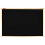 Доска для мела магнитная 60×90 смчернаядеревянная рамкаBRAUBERG «Wood»238804