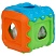 превью Дидактическия игрушка ТРИ СОВЫ сортер «Кубик», 7 предметов (кубик, 6 формочек)