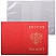 превью Обложка «Паспорт России», вертикальная, ПВХ, цвет красный