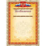 Грамота похвальная А4 с гербом арт. КЖ-163а 10шт в упаковке