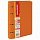 Тетрадь на кольцах 120 л. BRAUBERG А5 «Joy», под фактурную кожу, оранжевый/светло-оранжевый, 129992