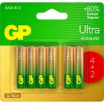 Батарейки GP Ultra AAА 6 штук
