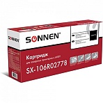 Картридж лазерный SONNEN (SX-106R02778) для XEROX Phaser 3052/3260/WС3215/3225, ресурс 3000 стр. 