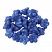 превью Бусины для творчества «Цветы», 10 мм, 30 грамм, бирюзовые, светло-голубые, голубые, ОСТРОВ СОКРОВИЩ