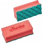Губки для мытья посуды и уборки Vileda Professional ПурАктив 140×63×45 мм 10 штук в упаковке красные (арт. производителя 123116)