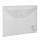 Папка-конверт с кнопкой STAFF, А4, 340х240 мм, прозрачная, до 100 листов, 0,12 мм