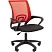 превью Кресло офисное Easy Chair 304 LT красное/чёрное (сетка/ткань, пластик)