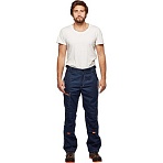 Брюки муж. л34-БР т. син/вас (р.52-54) 158-164 ( мод. БРЮ208)