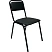 превью Стул офисный Easy Chair РС 01.00.42 чёрный (искусственная кожа, металл)