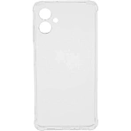 Чехол накладка PERO силикон для Samsung A06 прозрачный усиленный