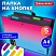 превью Папка-органайзер на кнопке 5 отделений, BRAUBERG GRADE, A4, розово-голубой градиент
