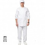 Брюки для пищевого производства бел. универс. у17-БР (р.60-62) р.158-164