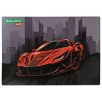 Настольное покрытие BRAUBERG KIDS, А3+, пластик, 46×33 см, «Red car»