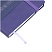 превью Записная книжка А6 80л. ЛАЙТ, кожзам, Greenwich Line «Classic. Lilac», с резинкой, фактурное тиснение, блок в клетку