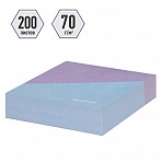 Блок для записи декоративный на склейке Berlingo «Haze» 8.5×8.5×2, сиреневый/голубой, 200л. 
