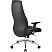 превью Кресло для руководителя Комус Мебель (Easy Chair) 599 чёрное (экокожа, алюминий)
