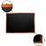 превью Доска для мела магнитная (100×150 см), черная, деревянная окрашенная рамка, Россия, BRAUBERG