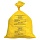 Мешки для мусора медицинские, в пачке 50 шт., класс Б (желтые), 80 л, 70×80 см, 15 мкм, АКВИКОМП
