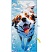 превью Полотенце НВ The Dog м0994 L 70×140