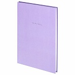 Блокнот БОЛЬШОЙ ФОРМАТ 200×290 мм, А4, 80 л., твердый, клетка, BRAUBERG «Minimal», сиреневый