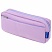 превью Пенал мягкий BRAUBERG PASTEL, 2 отделения, фиолетовый, 21×9.5×5 см