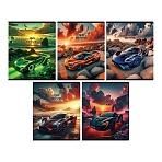Тетрадь 40л., А5, клетка BG «Go drive»